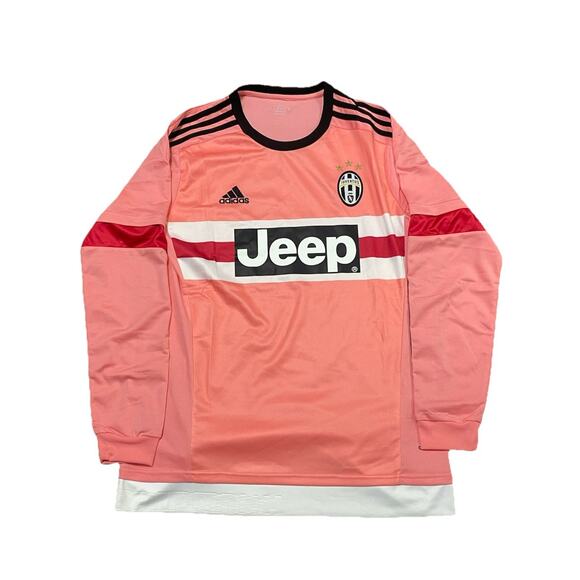Juventus | Men’s Medium “Pink” Retro Long-Sleeve Jersey - Picture 1 of 7